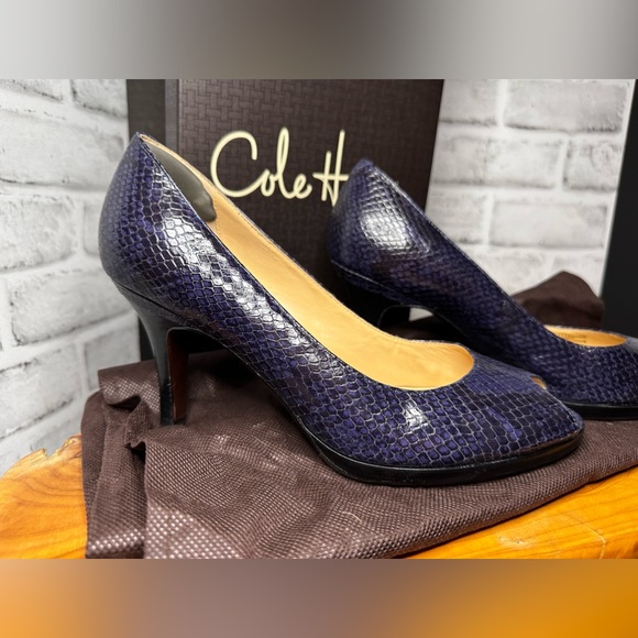 Cole Haan Carma Air Pumps Pacific Snake Women’s Size 10B - Picture 2 of 9